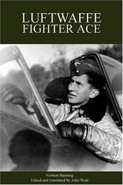 Cover of Luftwaffe fighter ace by Norbert Hannig