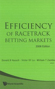 Front cover of Efficiency of racetrack betting markets by Donald B. Hausch