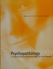 Front cover of Psychopathology by Marilyn R Zide