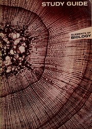 Front cover of Study guide for Weisz: Elements of biology, 2d edition by Robert M. Brenner