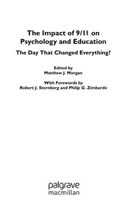 Front cover of The impact of 9/11 on psychology and education by Matthew J. Morgan