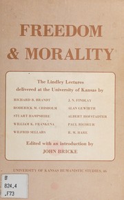 Cover of Freedom & morality by John Bricke