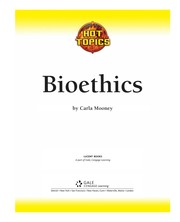 Cover of Bioethics by Carla Mooney