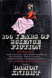 Front cover of One hundred years of science fiction by Damon Knight