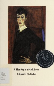 Front cover of A blue boy in a black dress by T. F. Rigelhof