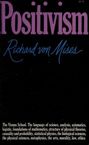 Front cover of Kleines Lehrbuch des Positivismus by Richard von Mises