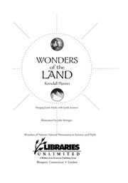 Front cover of Wonders of the land by Kendall F. Haven
