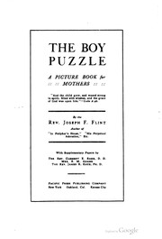 Cover of The boy puzzle by Joseph F. Flint