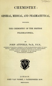 Front cover of Chemistry by John Attfield