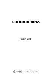 Front cover of Lost years of the RSS by Sanjeev Kelkar