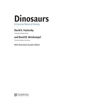 Cover of Dinosaurs by David E. Fastovsky