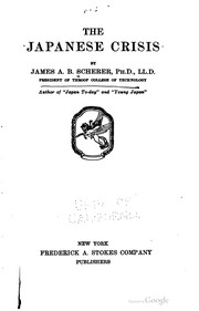 Cover of The Japanese crisis by James Augustin Brown Scherer