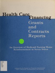 Front cover of An overview of Medicaid nursing home reimbursement in seven states by Bruce Spitz