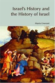 Cover of Israel's history and the history of Israel by Mario Liverani