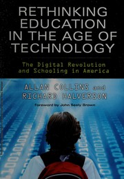 Front cover of Rethinking Education in the Age of Technology by Allan Collins