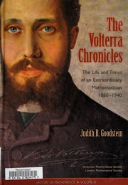 Front cover of The Volterra chronicles by Judith R Goodstein
