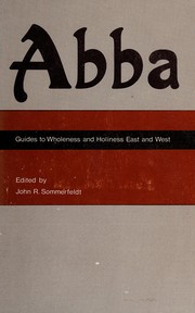 Front cover of Abba by Symposium on Spiritual Fatherhood/Motherhood (1978 Abbey of New Clairvaux)