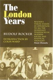 Front cover of The London years by Rudolf Rocker