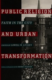 Front cover of Public religion and urban transformation by Lowell Livezey