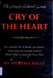Front cover of Cry of the heart by Pauli Hertha