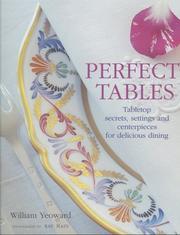 Cover of Perfect Tables by William Yeoward