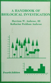 Front cover of A handbook of biological investigation by Harrison W. Ambrose