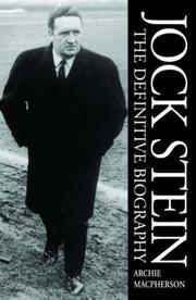 Cover of Jock Stein by Archie Macpherson