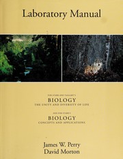 Front cover of Laboratory manual for general biology by James Perry