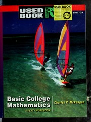 Front cover of Basic college mathematics by Charles P. McKeague