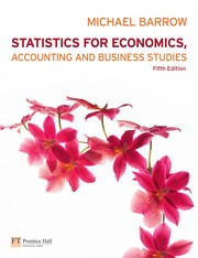 Front cover of Statistics for economics, accounting and business studies by Michael Barrow