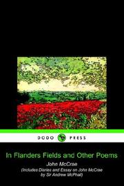 Front cover of In Flanders Fields and Other Poems by McCrae, John