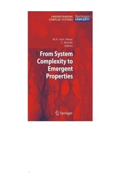 Front cover of From System Complexity to Emergent Properties by M. A. Aziz-Alaoui