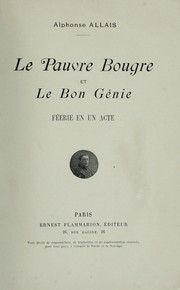 Cover of Le pauvre bougre et le bon génie by Alphonse Allais