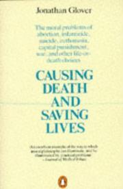 Cover of Causing death and saving lives by Jonathan Glover