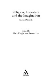 Front cover of Religion, literature and the imagination by Mark Knight