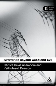 Cover of Nietzsche's Beyond good and evil by Christa Davis Acampora