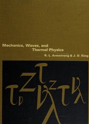 Cover of Mechanics, waves, and thermal physics by Robin L. Armstrong