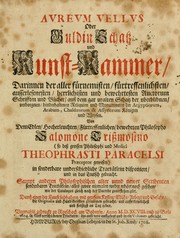 Front cover of Avrevm vellvs, oder, Guldin Schatz und Kunst-Kammer by Salomon Trismosin