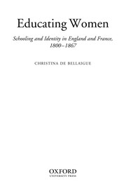 Front cover of Educating women by Christina De Bellaigue