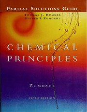 Cover of Partial solutions guide : Chemical principles ; fifth edition / Steven S. Zumdahl by Thomas J. Hummel
