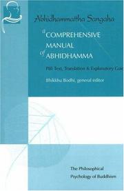 Cover of A Comprehensive Manual of Abhidhamma by Bhikkhu Bodhi