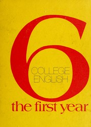 Cover of College English: the first year by Alton Chester Morris