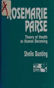 Cover of Rosemarie Parse by Sheila Bunting