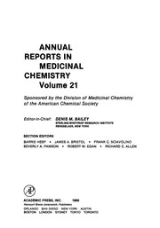 Cover of Annual Reports in Medicinal Chemistry (Volume 21) by Denis M. Bailey