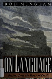 Cover of On language by Rod Mengham