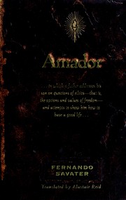 Front cover of Amador by Fernando Savater