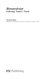 Cover of Bionanodesign by Maxim Ryadnov