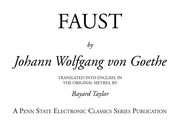Cover of Faust by Johann Wolfgang von Goethe