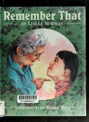Cover of Remember that by Lesléa Newman