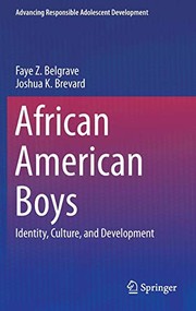 Front cover of African American Boys by Faye Z. Belgrave